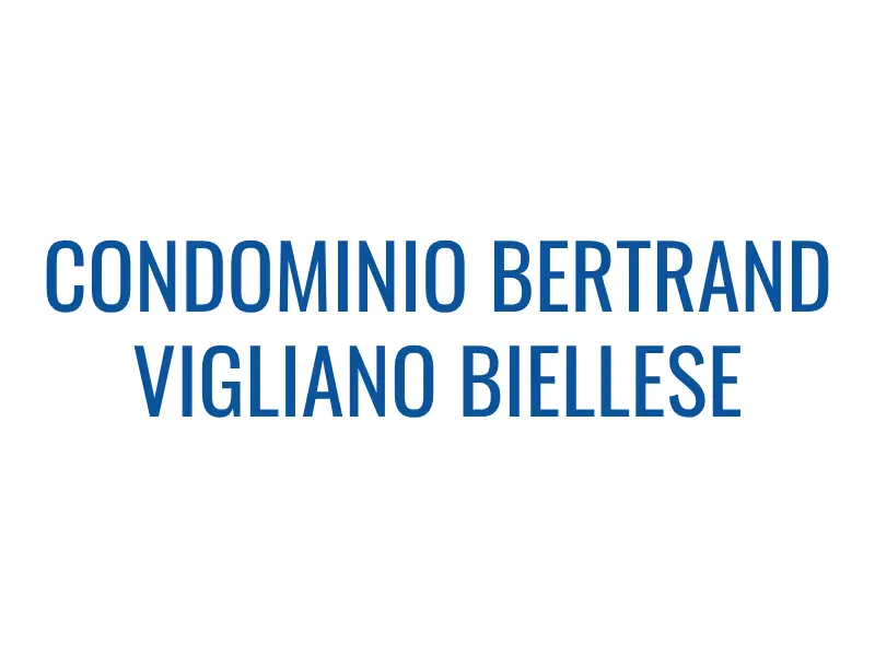 b.f. srl electric service group referenze logo Condominio Bertrand Vigliano Biellese