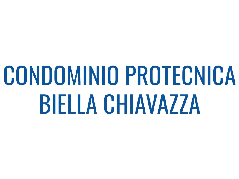 b.f. srl electric service group referenze logo Condominio Protecnica Biella Chiavazza
